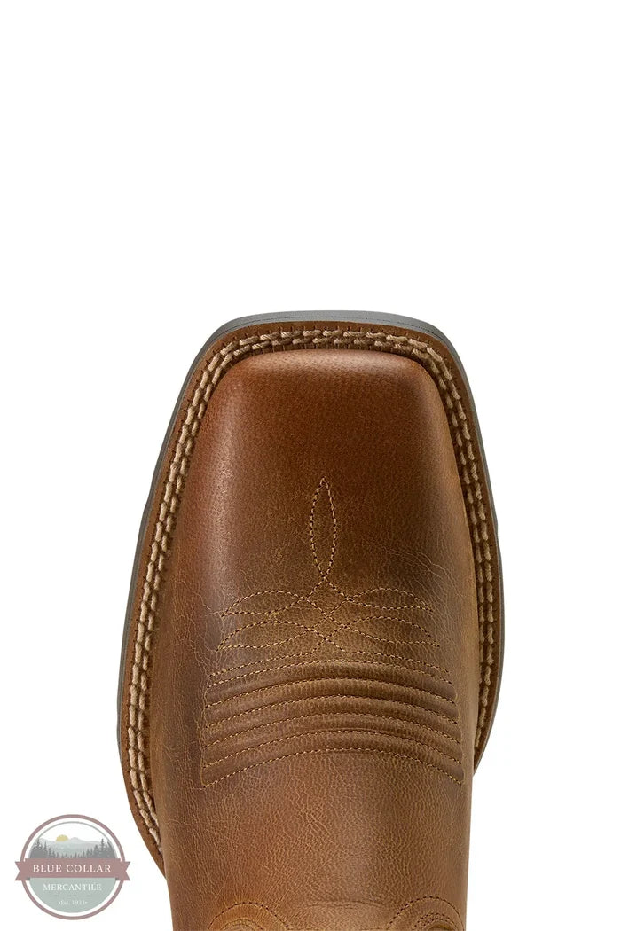 Ariat 10074320 Round Up Holly Western Square Toe Boot wide toe view