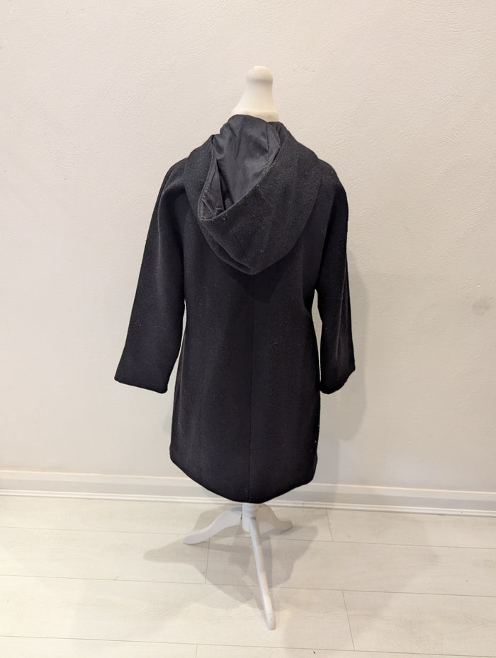 2 Wins Black Butterfly button Jacket Small