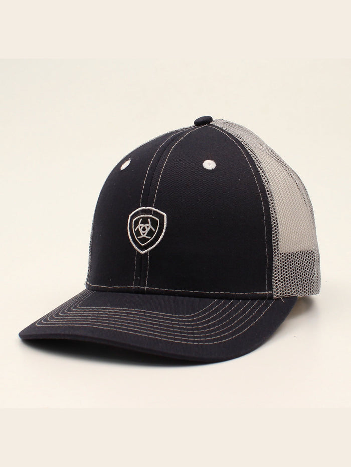 Ariat A300000603 Navy Cap with White Logo Front View