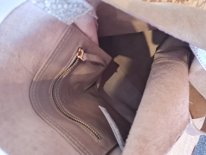 Accessorize Leather Gold Tote bag