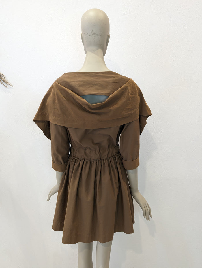 Armand Basi tan belted coat S