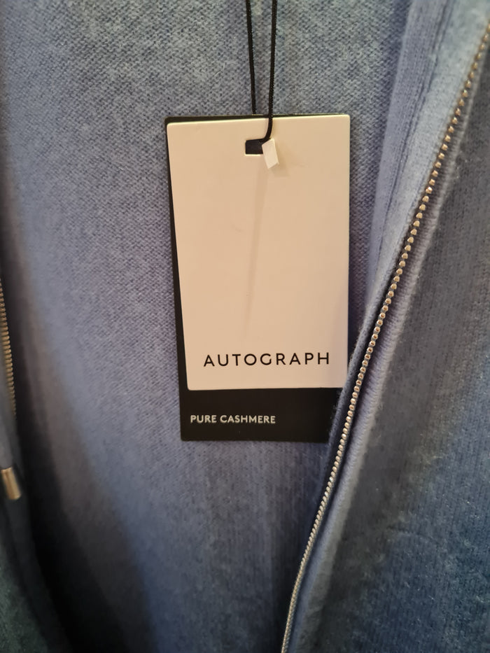 Autograph Blue Cashmere Hoodie s