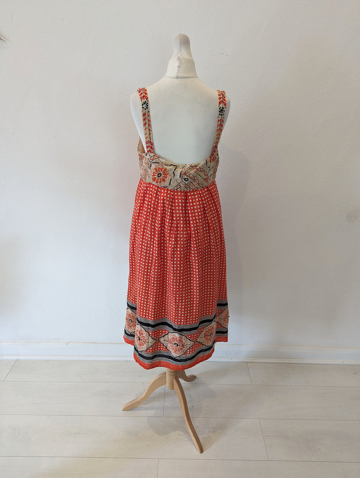 Azura Coral Spot Sundress 10