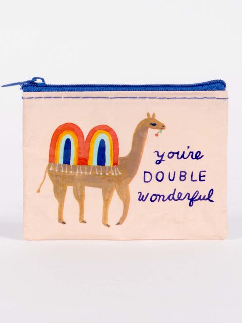 BlueQ - You're double Wonderful- Coin Purse BLUEQ