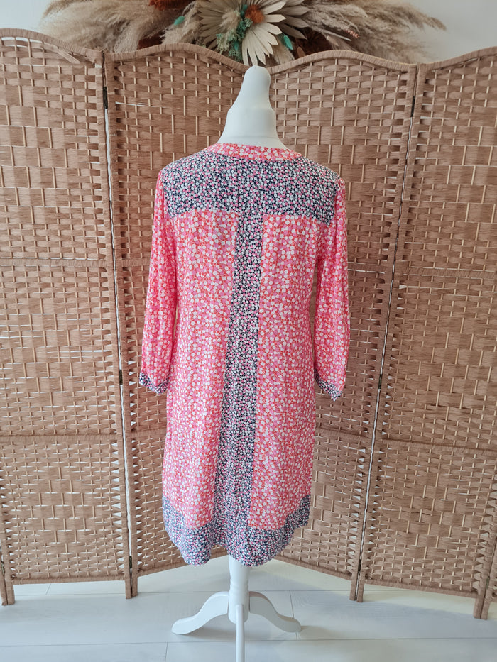 Boden Pink print Dress 14