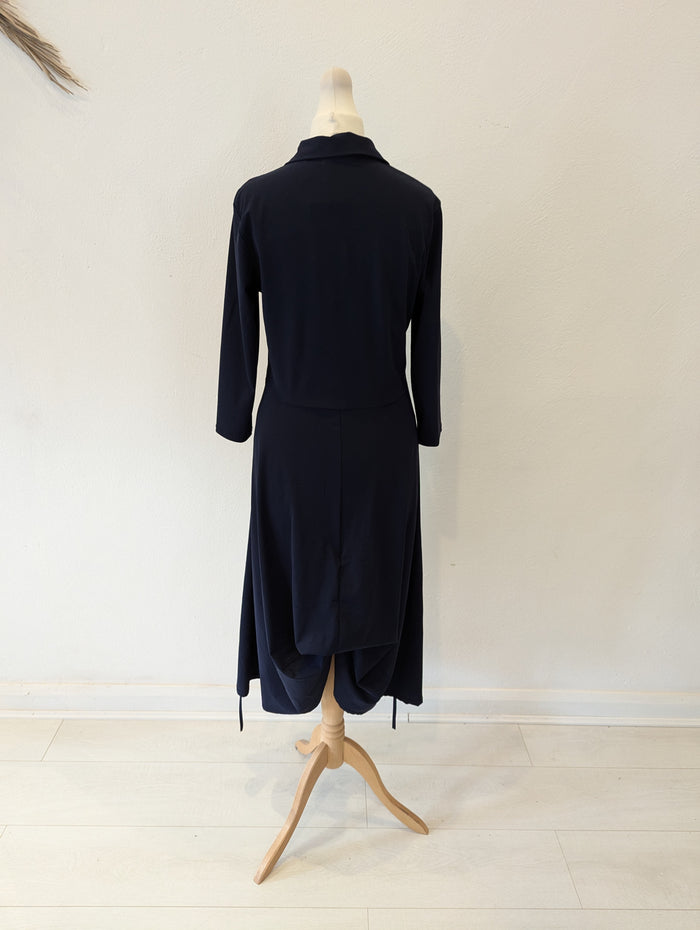 D.E.C.K Navy Long Shirt M