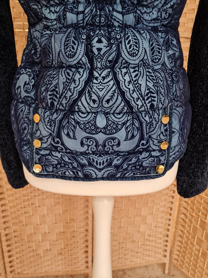 Desigual Blue Puffa Jacket 42