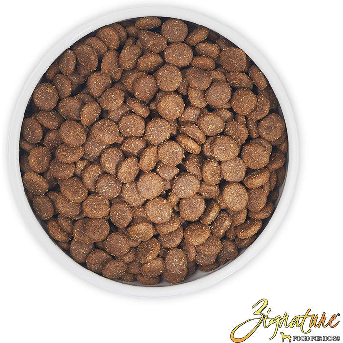 Duck Limited Ingredient Dry Dog Food in a bowl
