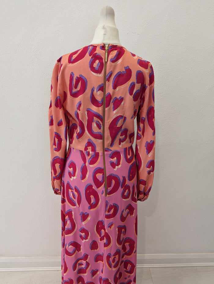 Forever Unique Orange/Pink Maxi Size 8