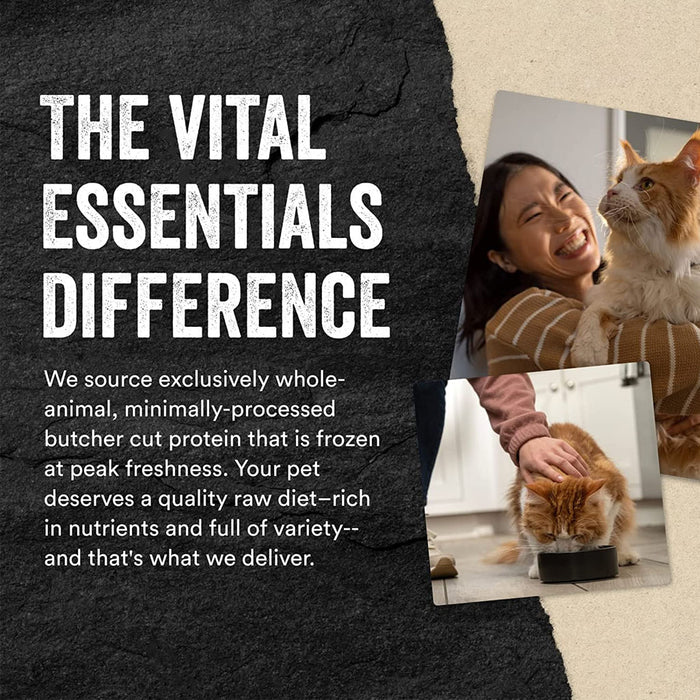 Source whole animal butcher cut protein that is frozen at peak freshness.