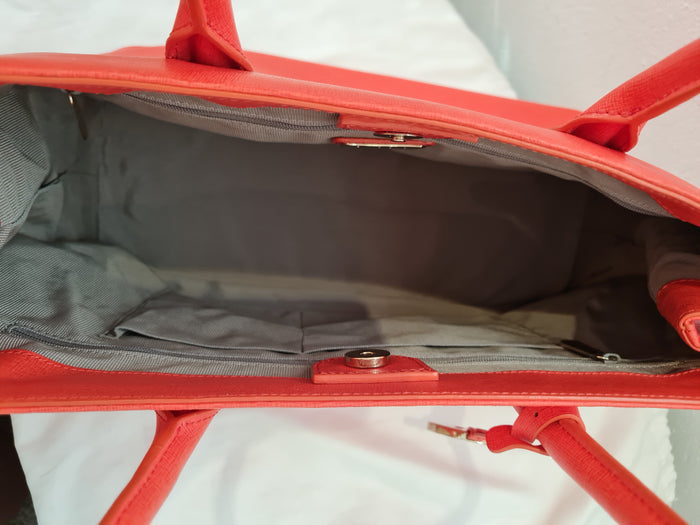 Furla Orange Tote Bag