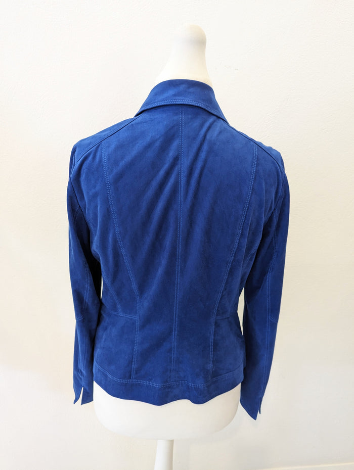 Gerry Weber Royal Blue Biker Jacket 14