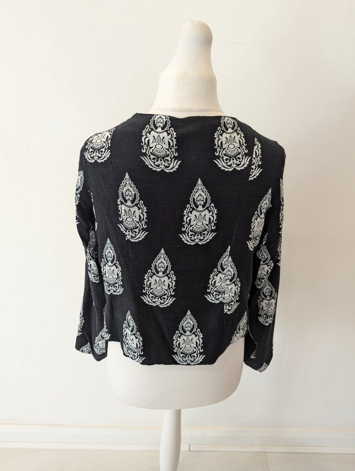 Global Desi Buddha Print Jacket L