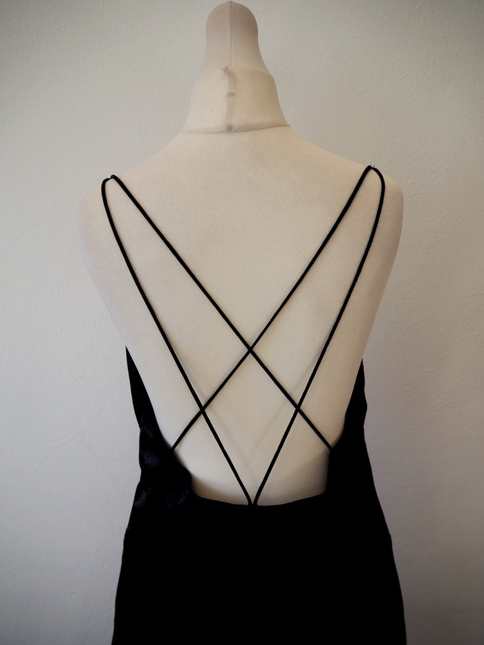 H&M Black silk maxi 12