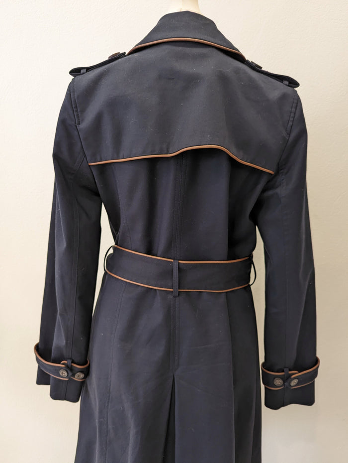 Hobbs Navy Trench Coat 10