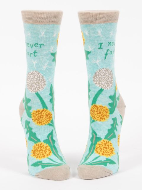 I Never Fart W-Crew Socks BLUEQ