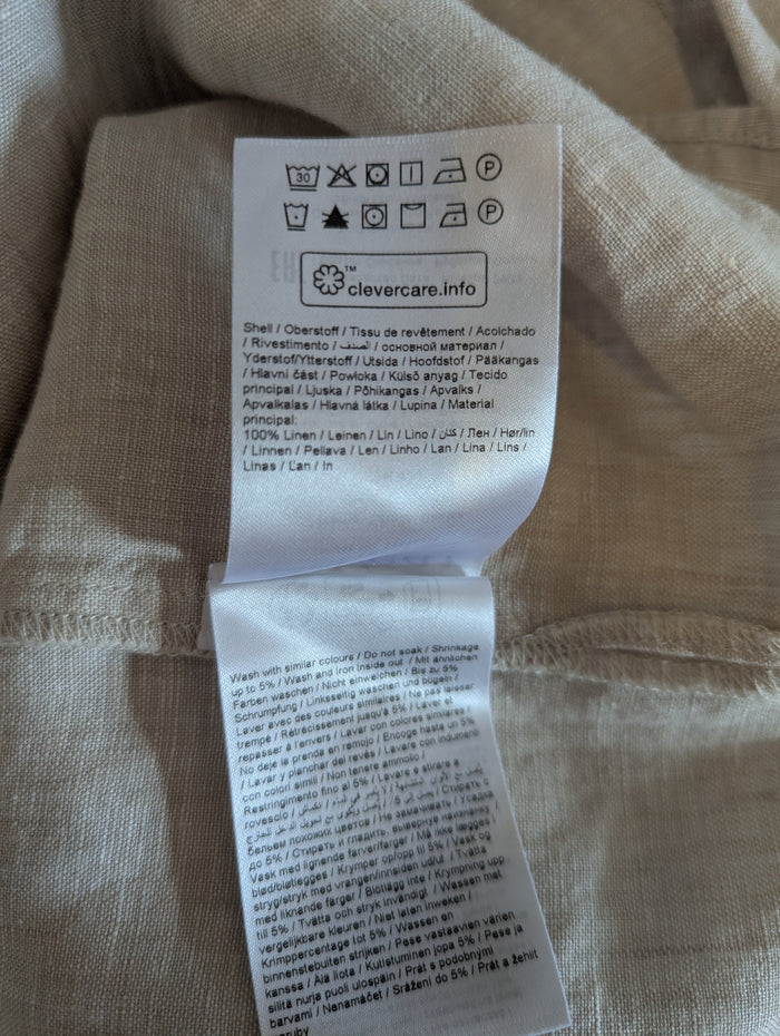 InWear Beige Linen Blouse 14