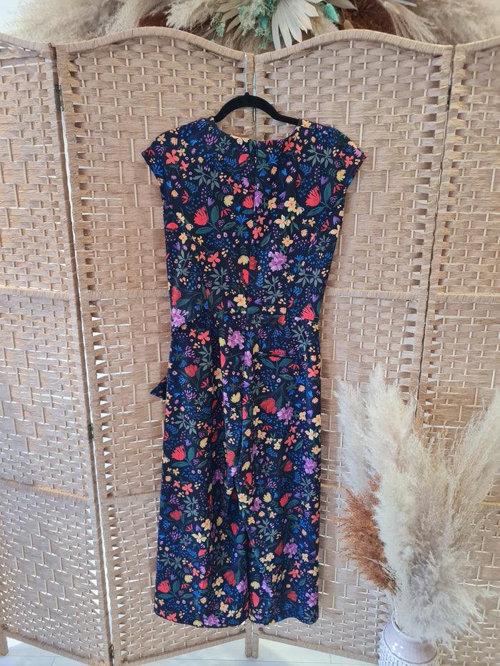 InWear black floral Jumpsuit 8 New RRP £169