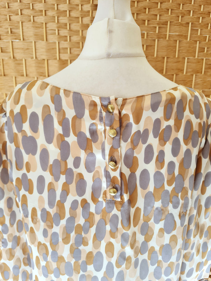 Inwear cream print top 10