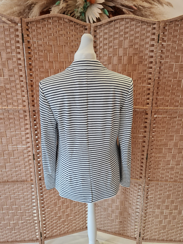 Jaeger Stripe Blazer 16 NWT