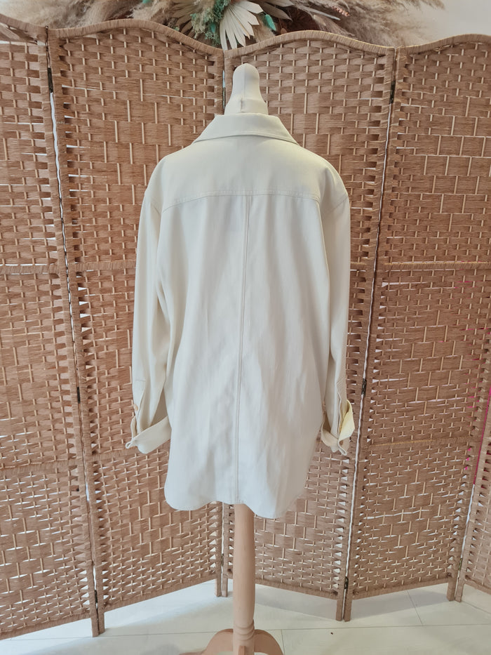 Jigsaw Cream Shacket 12