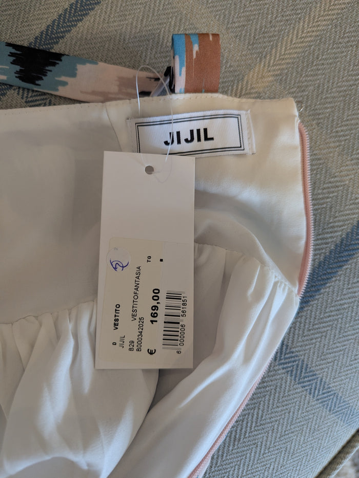 Jijal Blue/Brown Dress S NWT