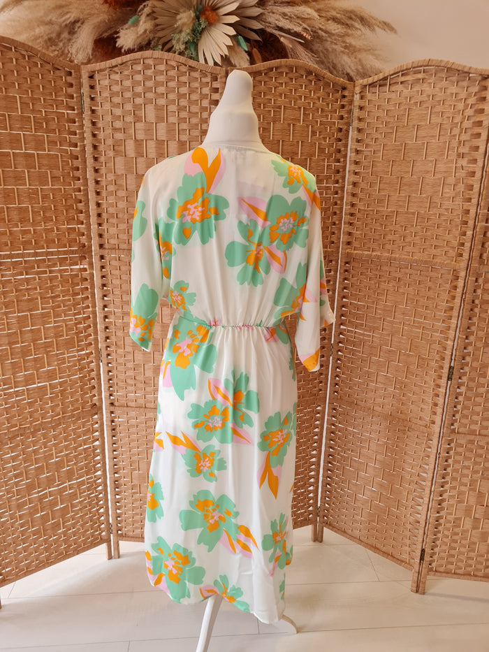 JS Millenium Green Floral Midi NWT Size Large