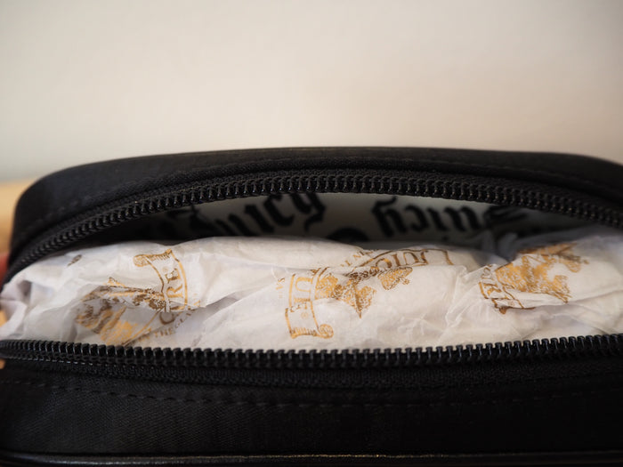 Juicy Couture black cosemtic bag New with tags
