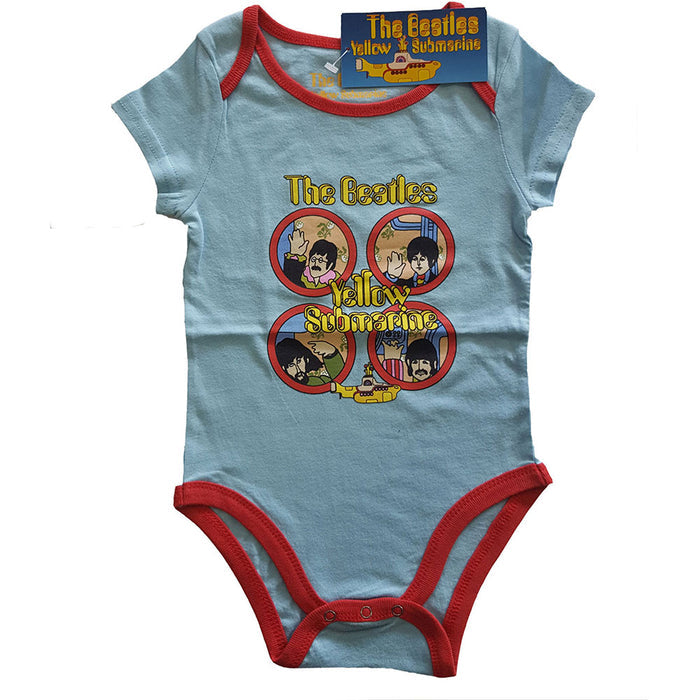 Kids Beatles Babygrow -Yellow Submarine Rock Off