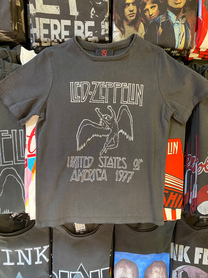 Led Zeppelin Kids T Shirt - USA 1977 Tour