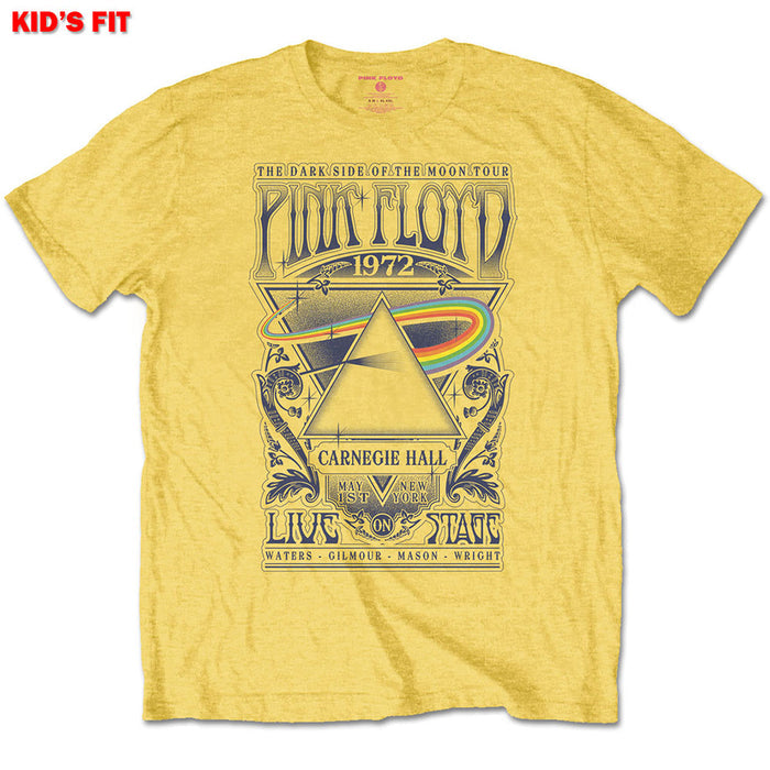 Kids Pink Floyd T-Shirt - Carnagie Hall Poster Rock Off