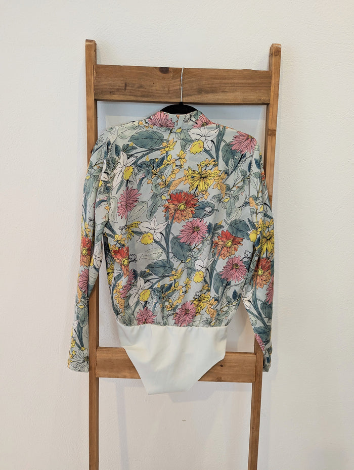 Kilky Paris Floral Bodysuit M/ L