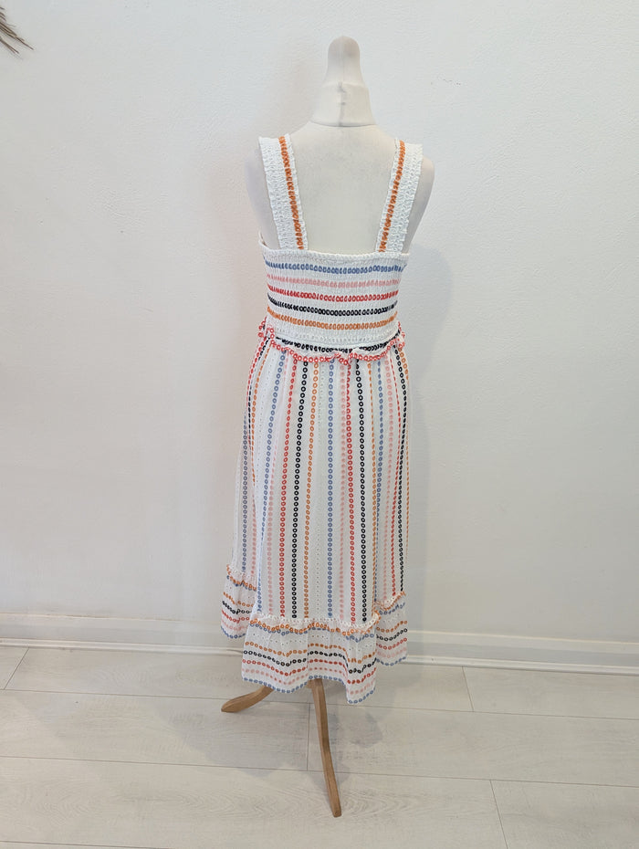 Lipsy Multi Circle Dress 10