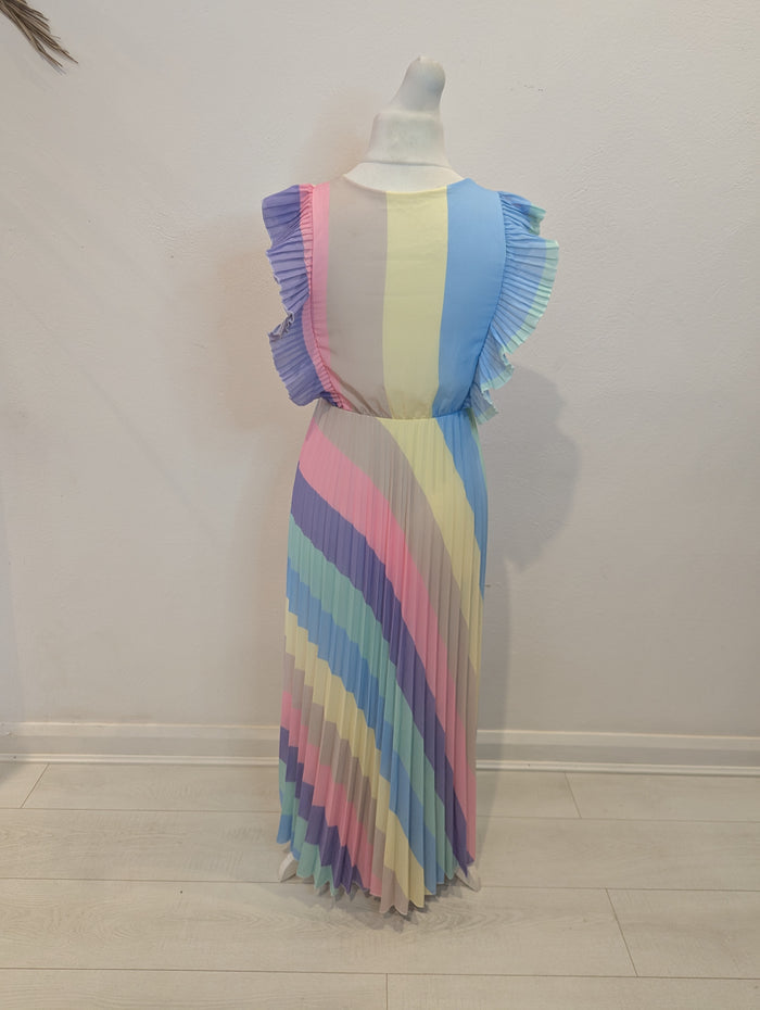 Made in Italy Pastel Stripe Maxi NWT