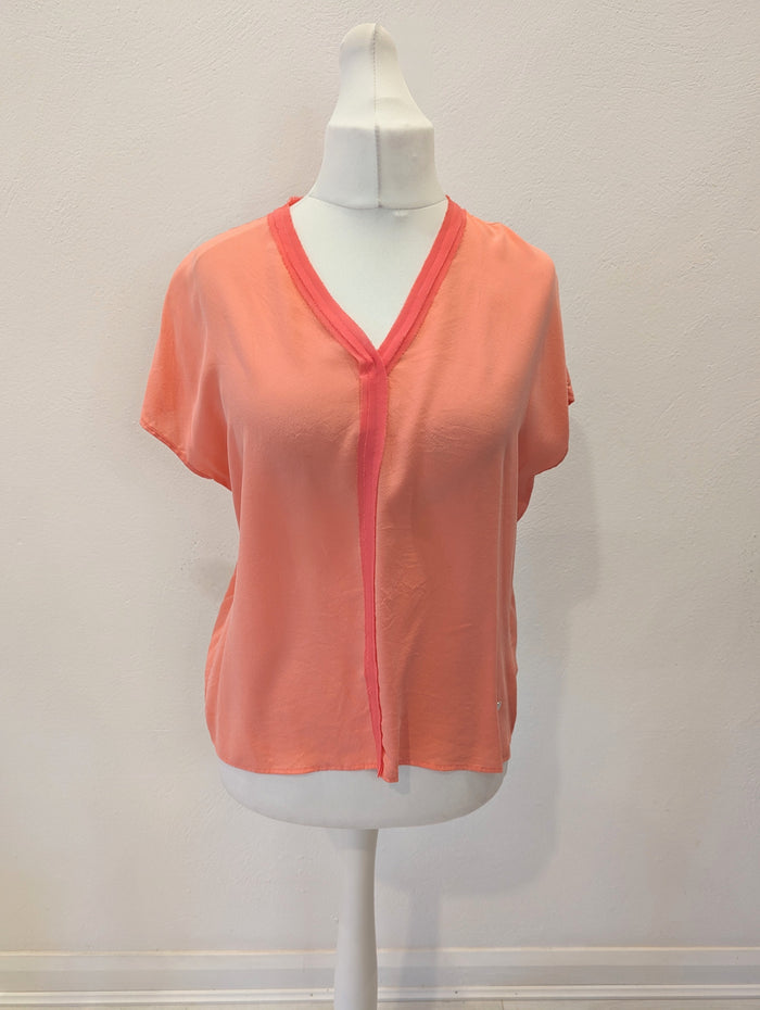 Mos Mosh Coral silk top S