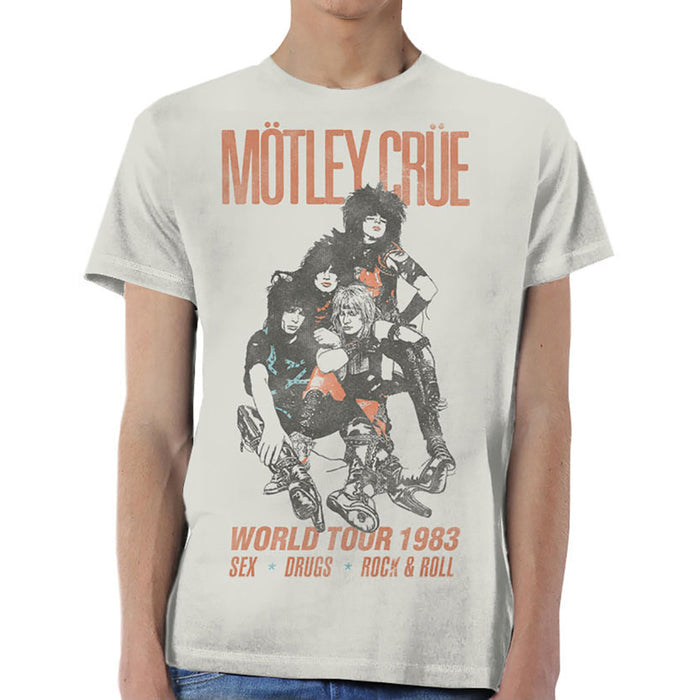 Mötley Crüe T-Shirt - World Tour Vintage Rock Off