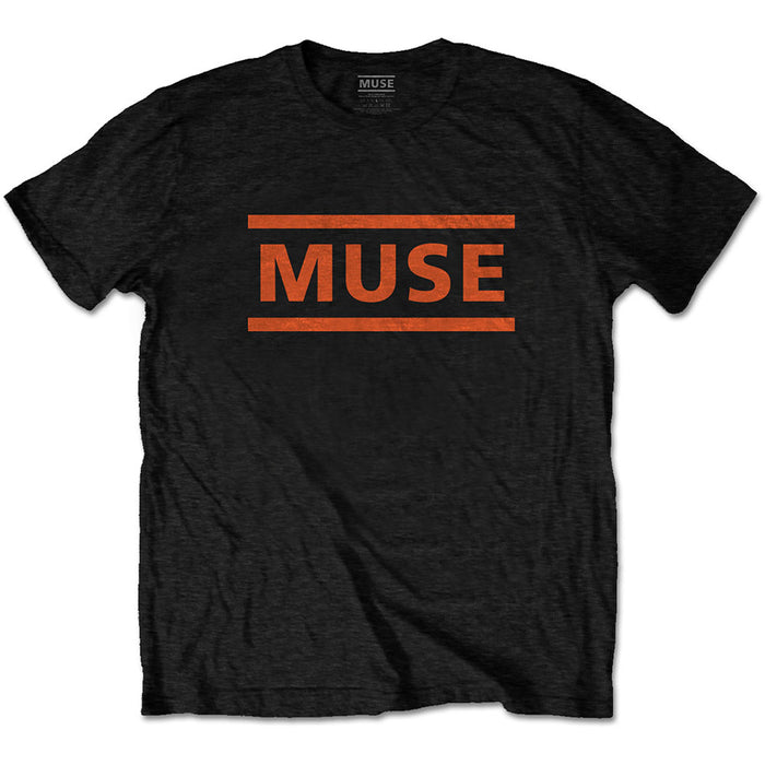 Muse T-Shirt - Orange Classic Logo Rock Off