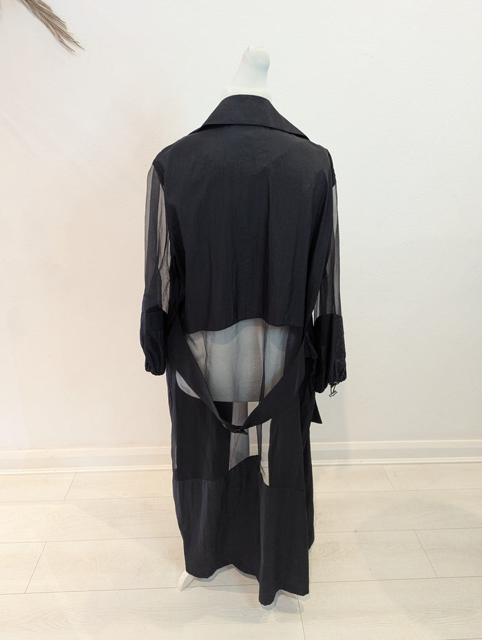 Naya Sheer sleeve Trench M/L