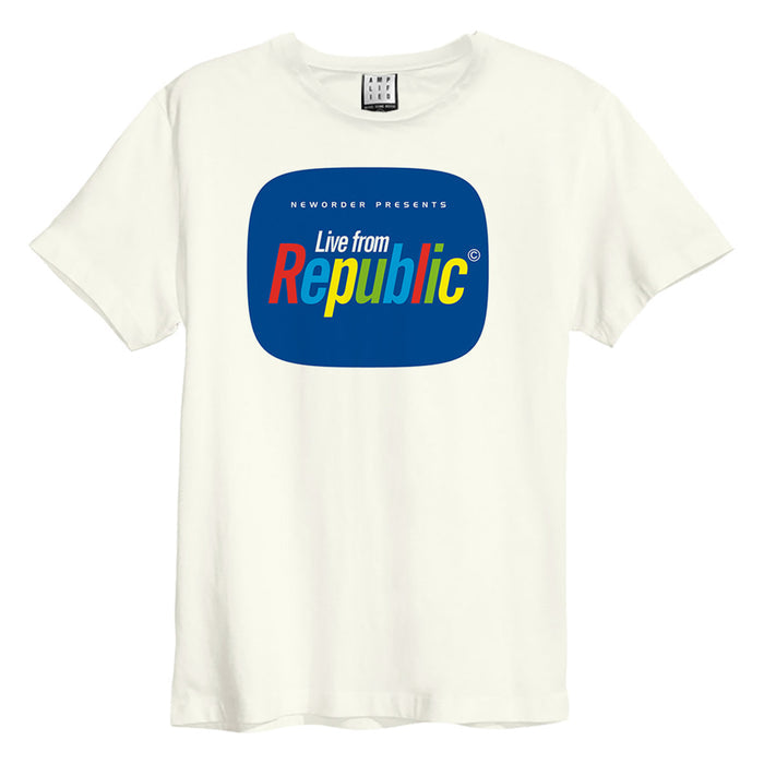 New Order Men's T-Shirt - Live From Republic Amplified