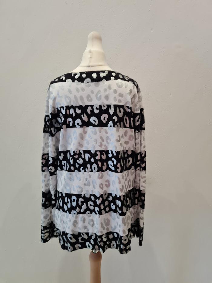 Passioni Animal print top L