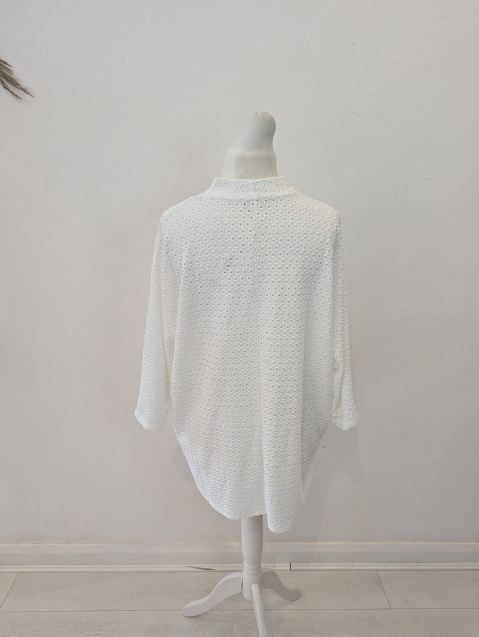 Phase Eight White Tunic Size 18