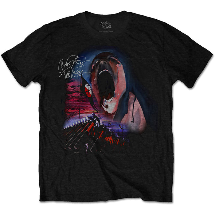 Pink Floyd T-shirt - The Wall Scream & Hammers Rock Off