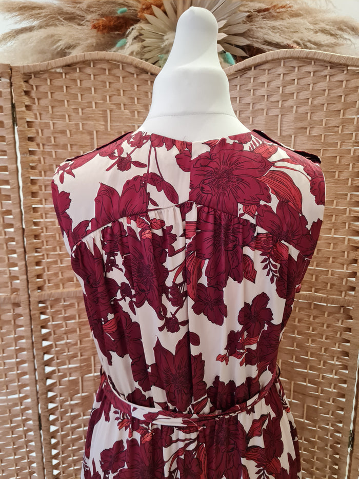 Preview Burgundy Floral Dress 14