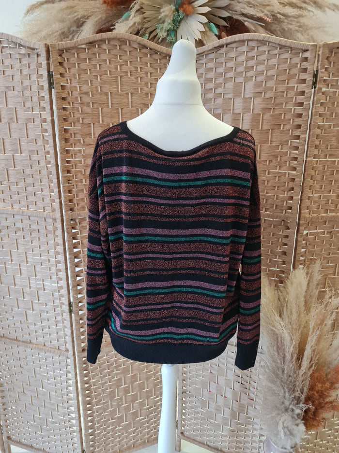 Principles Sparkle stripe Jumper 18