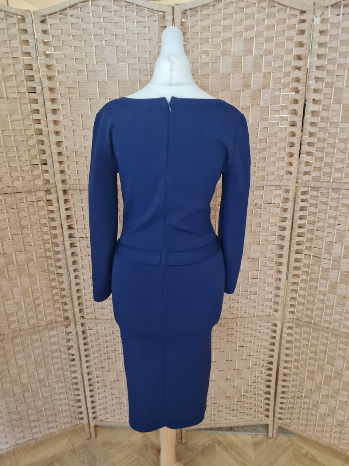 Reiss Navy Stretch Dress S