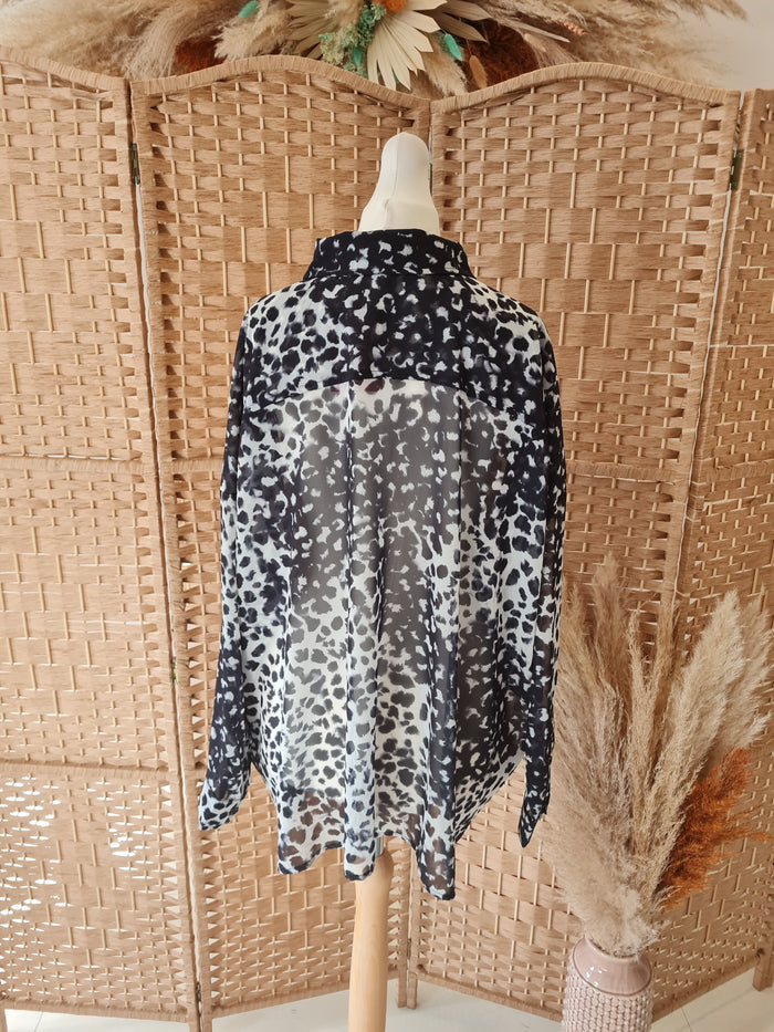 Religion leopard print shirt 12