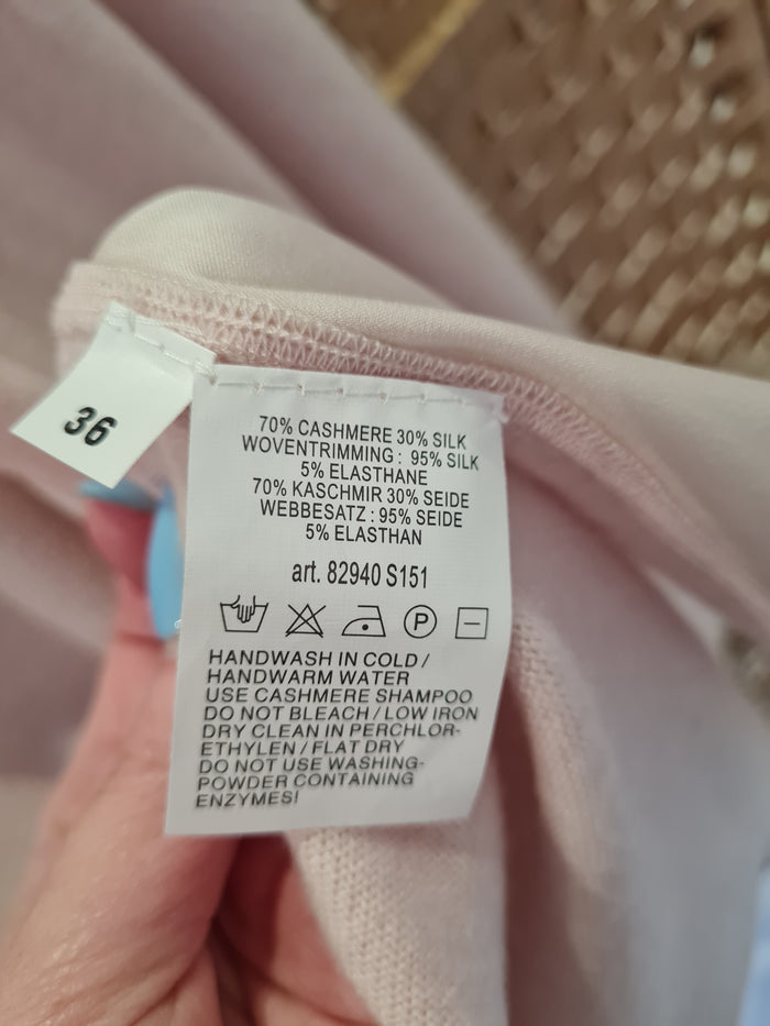 Repeat Pink Cashmere Cardigan New