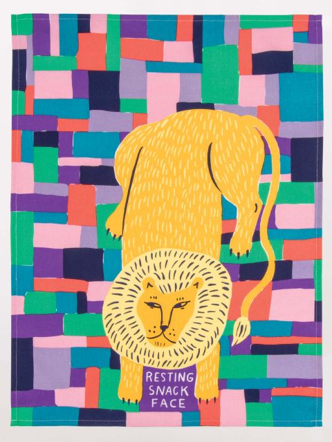 Resting Snack Face Dish Towel