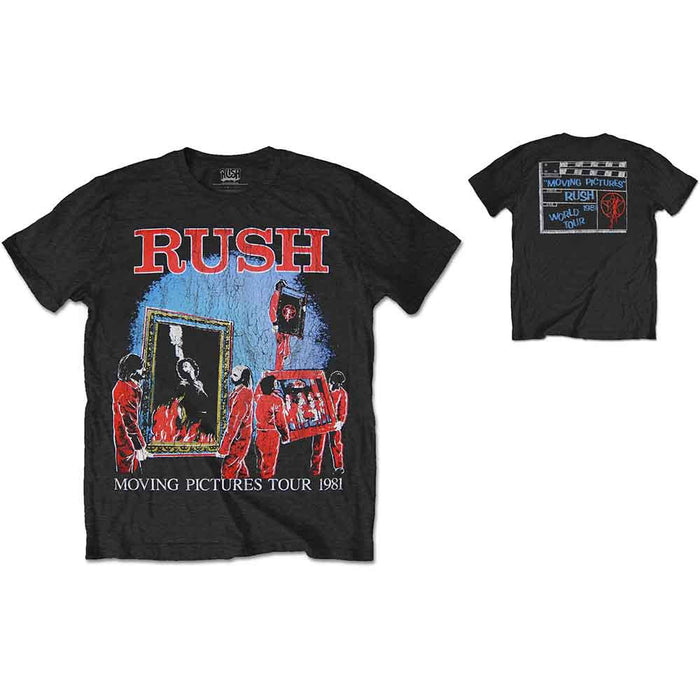 RUSH Unisex T-shirt- Moving Pictures Tour 1981