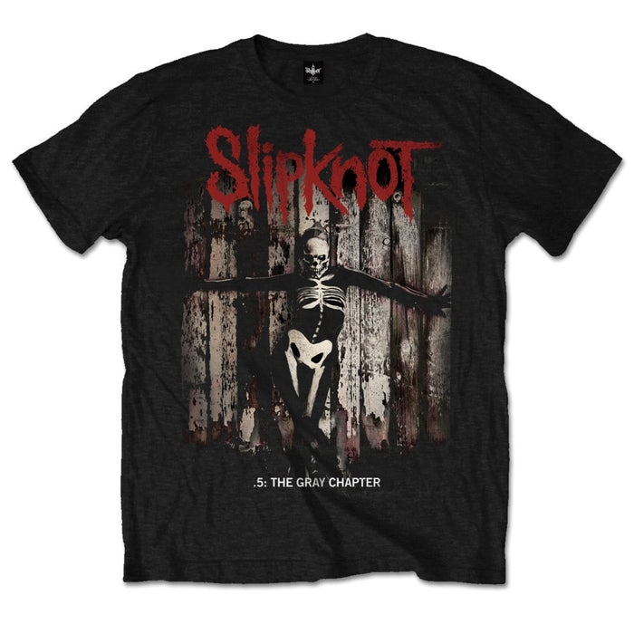 Slipknot Unisex T-shirt - .5: The Grey Chapter Album Rock Off